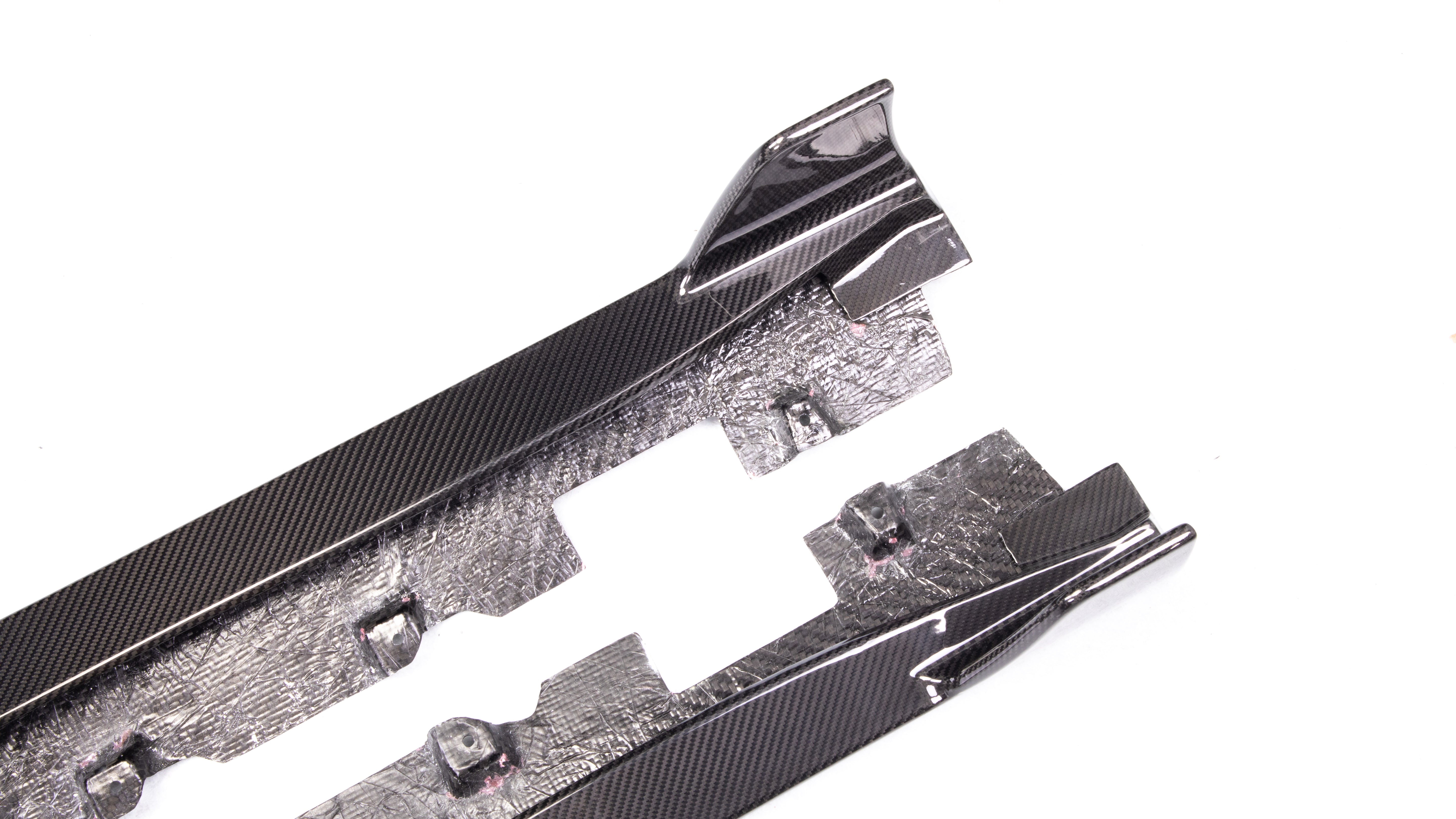 Dry Carbon Fiber SPR Style Side Skirts - Toyota Supra A90