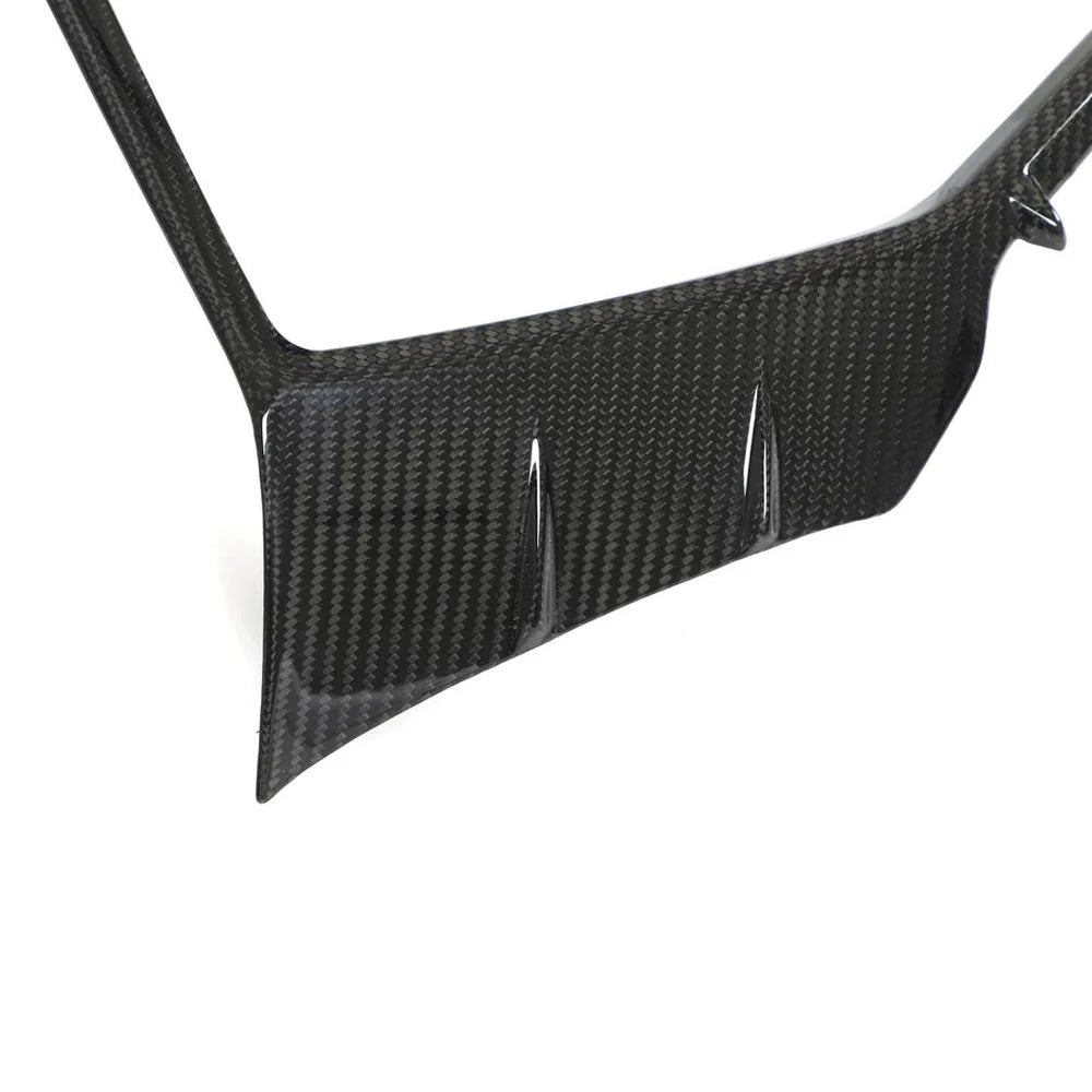 Dry Carbon Fiber Front Grill Trim - Audi RS7 (C8)