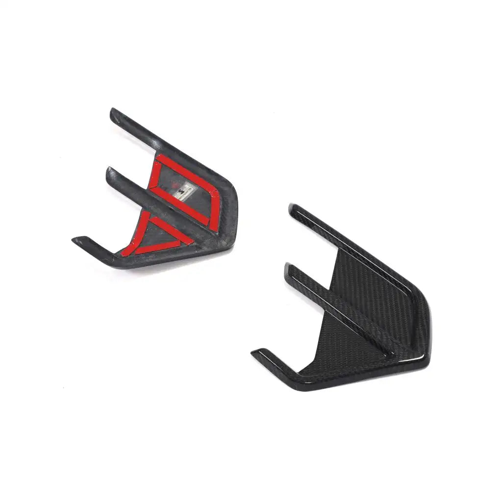 Dry Carbon Fiber Rear Bumper Vents - Audi RS7 Sportback