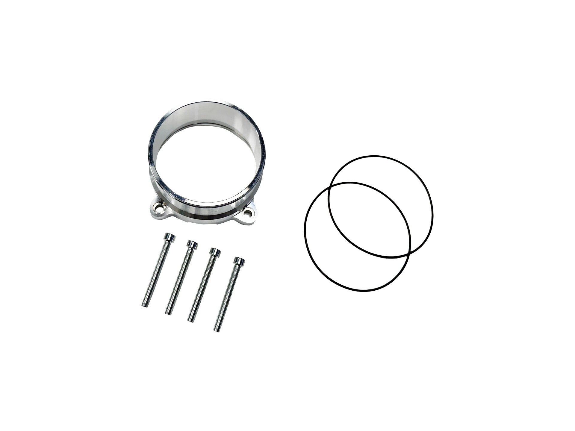 Total Racing Products Billet Aluminum Throttle Body Adapter Set for 3.5″ Silicone Couplers – R8/Huracan