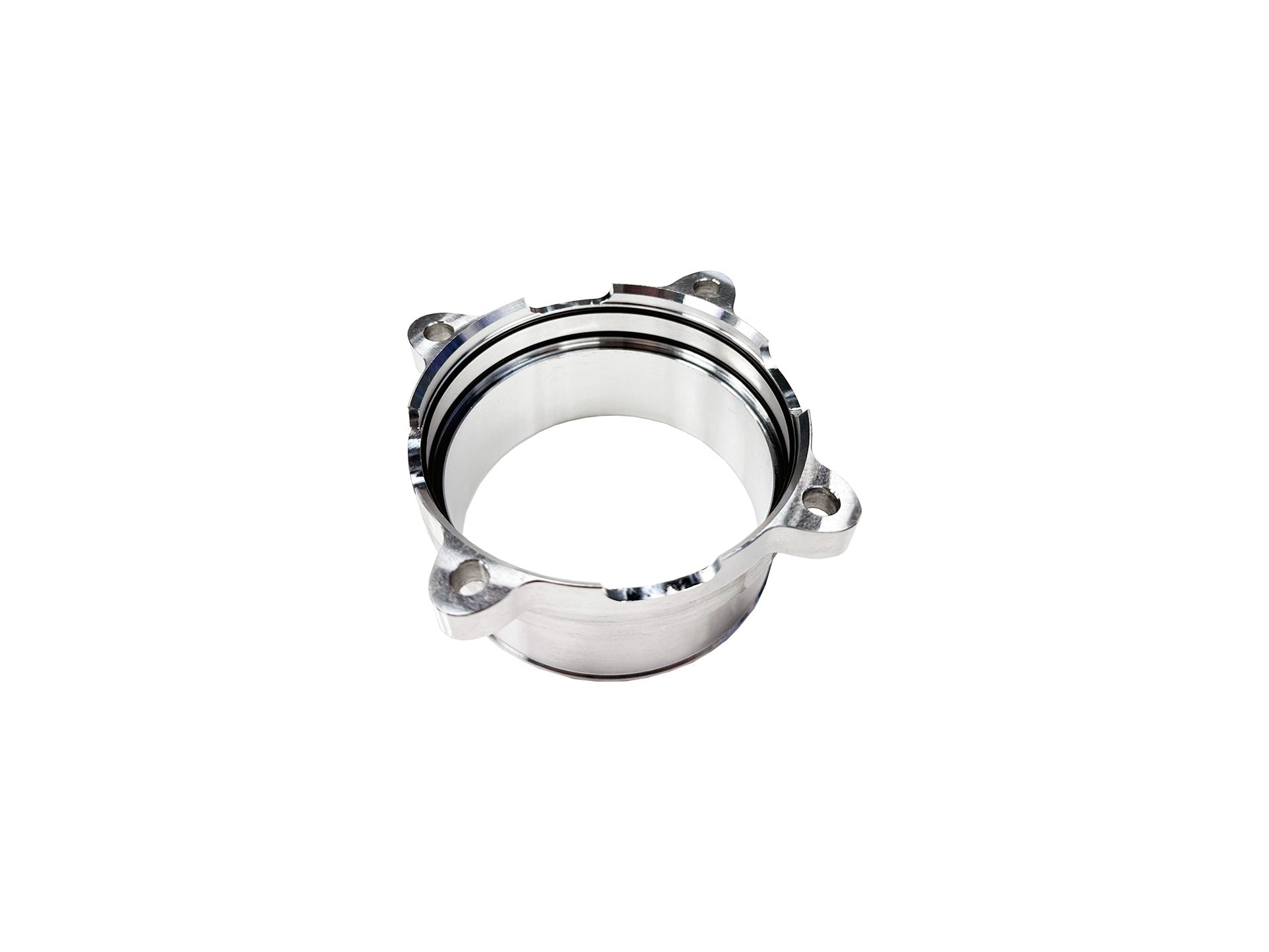 Total Racing Products Billet Aluminum Throttle Body Adapter Set for 3.5″ Silicone Couplers – R8/Huracan