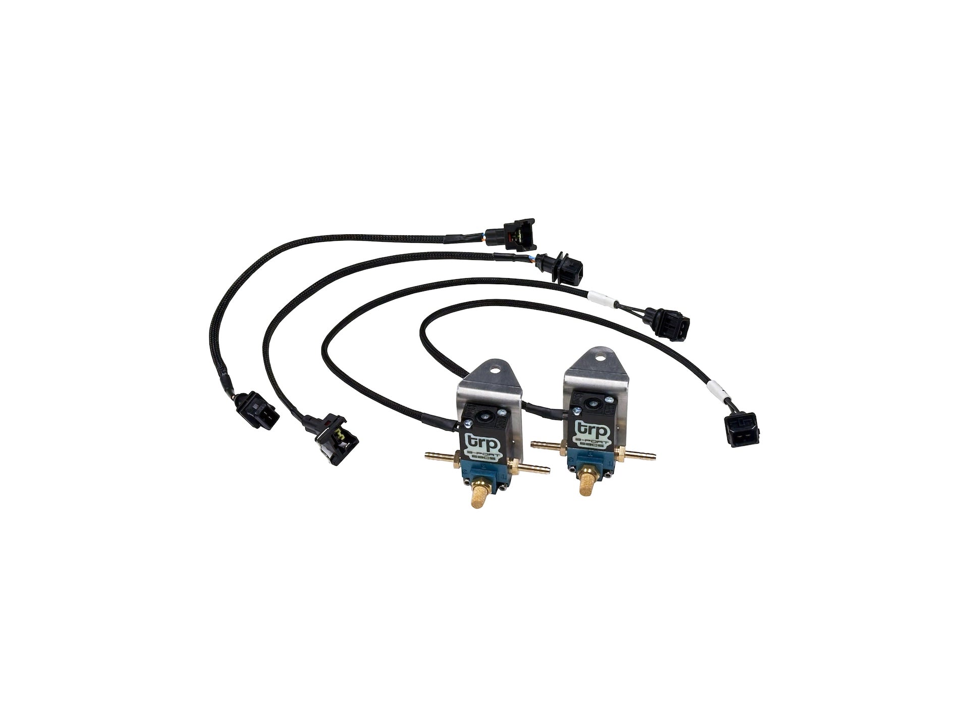 Total Racing Products Dual Plug & Play 3 Port Boost Control Solenoid Kit for MoTeC – R8/Huracan