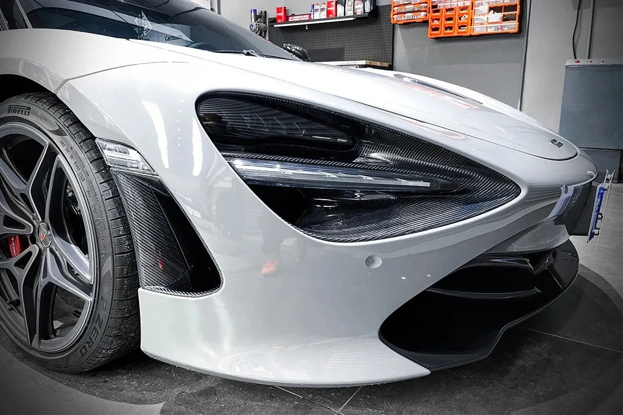 Dry Carbon Fiber OEM Style Front Intake Vents - McLaren 720s