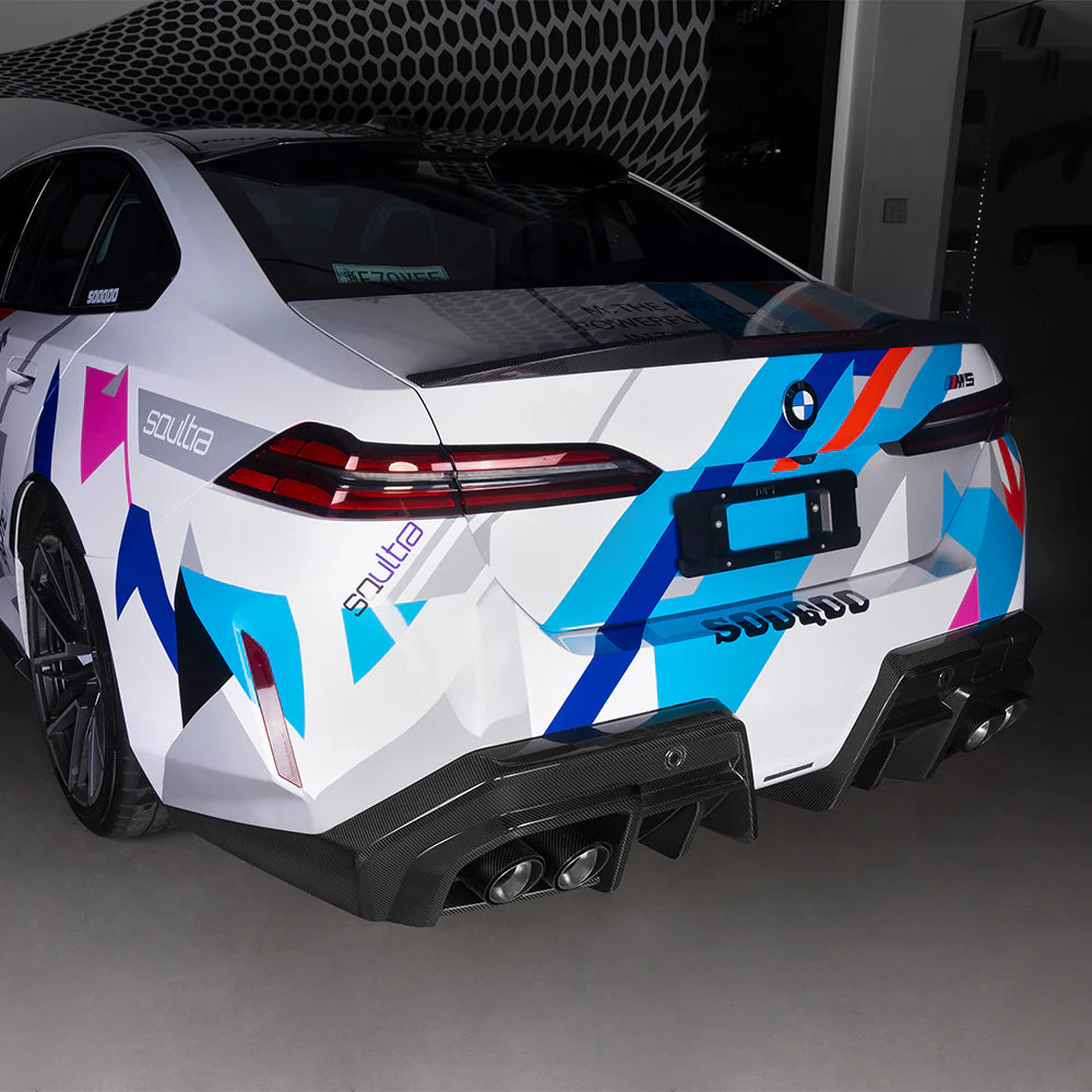 Dry Carbon Fiber SQ Design Rear Diffuser - G90 M5