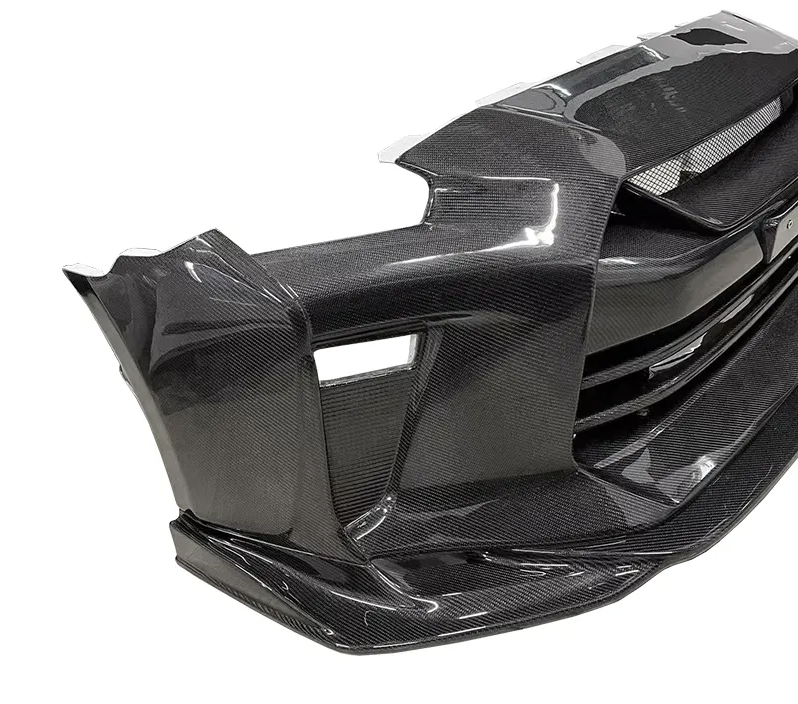 Full Carbon Fiber TS Style Front Bumper - GTR 09-17