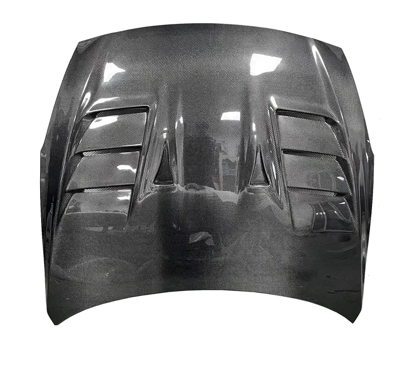 Nissan GTR TS Style Carbon Fiber Vented Hood