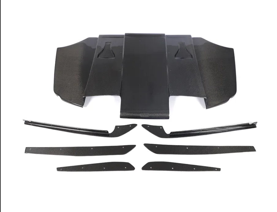 Carbon Fiber Rear Diffuser W/ Fins - E9x M3