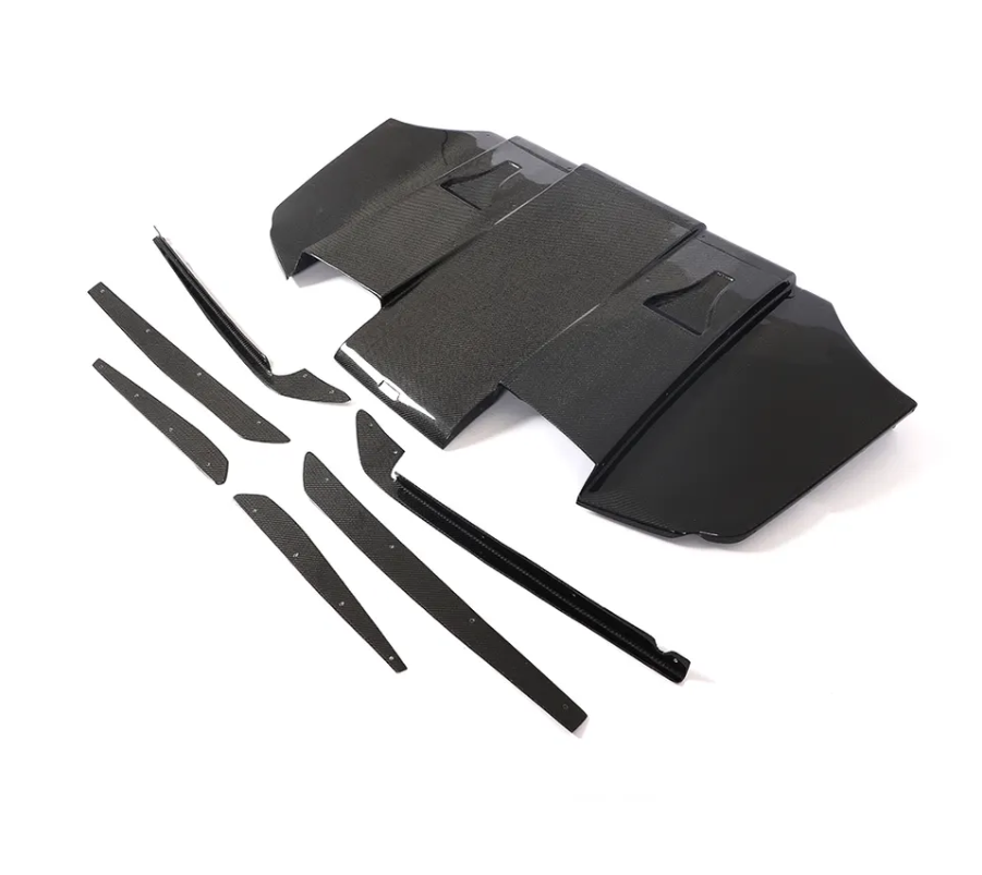 Carbon Fiber Rear Diffuser W/ Fins - E9x M3