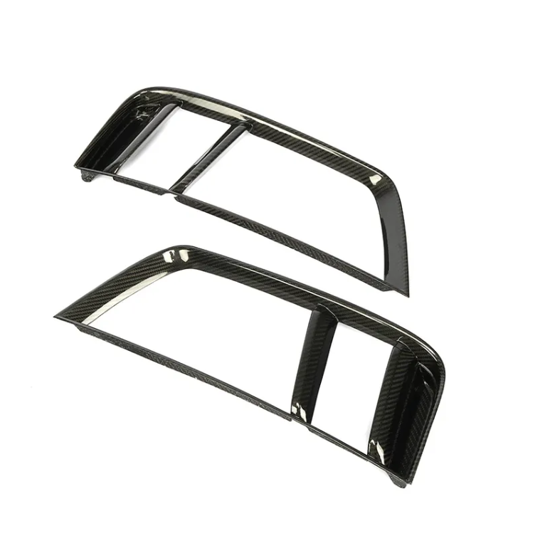 Audi R8 Gen 2 Carbon FIber Rear Bumper Grill Inserts