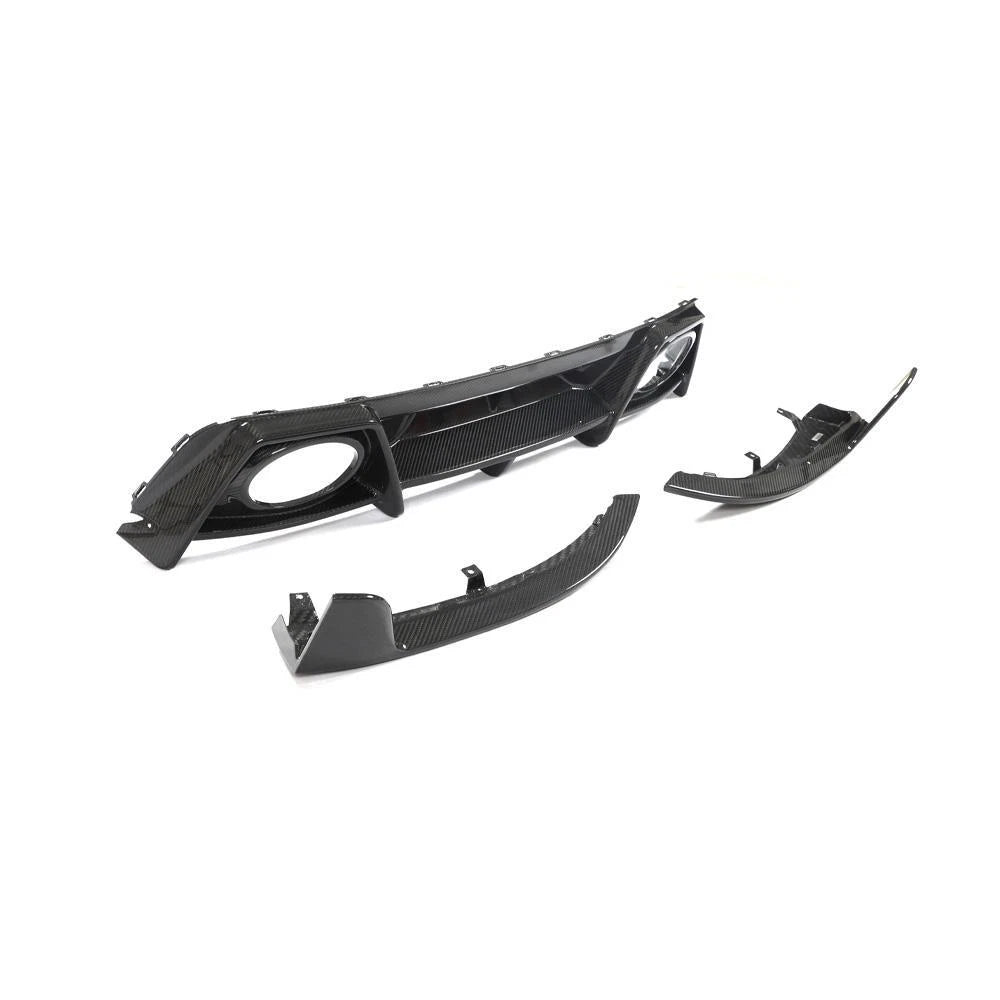 Dry Carbon Fiber Rear Diffuser - Porsche 911 992 Turbo/Turbo S