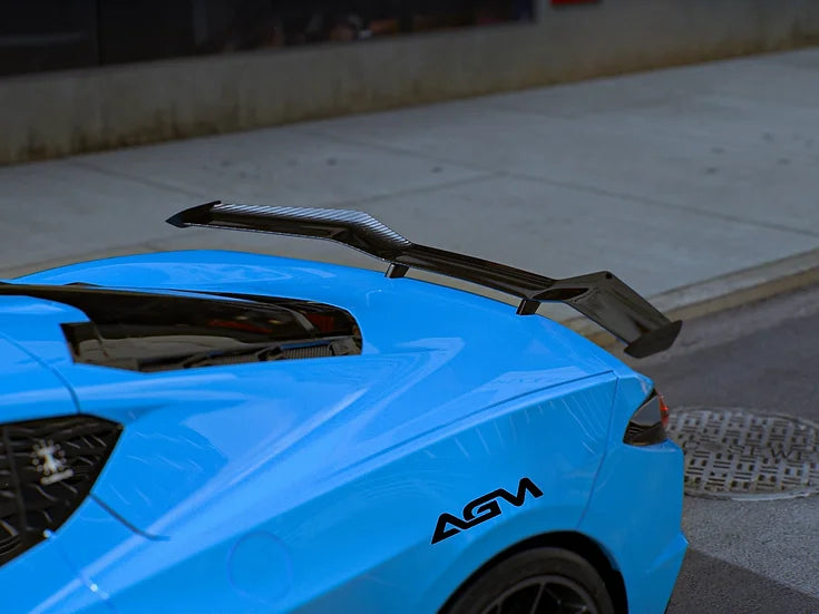 AGM C8 Corvette Carbon Fiber Z06 Style Spoiler (for Stingray)