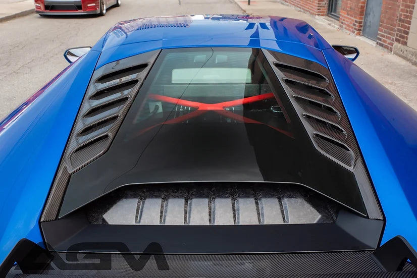 AGM Lamborghini Huracan Carbon Fiber Engine Hatch Vents