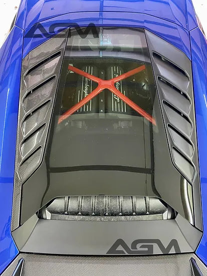 AGM Lamborghini Huracan Carbon Fiber Engine Hatch Vents