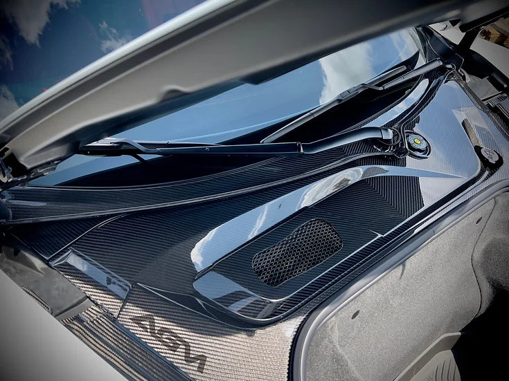 AGM C8 Corvette Visible Carbon Fiber Windshield Cowl