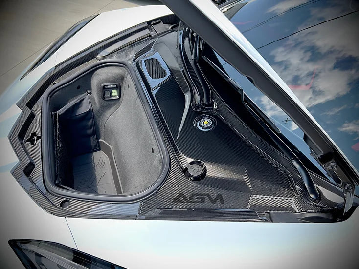 AGM C8 Corvette Visible Carbon Fiber Windshield Cowl