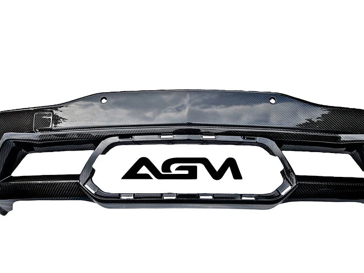 AGM C8 Corvette Z06 / Center Exhaust Carbon Fiber Rear Diffuser