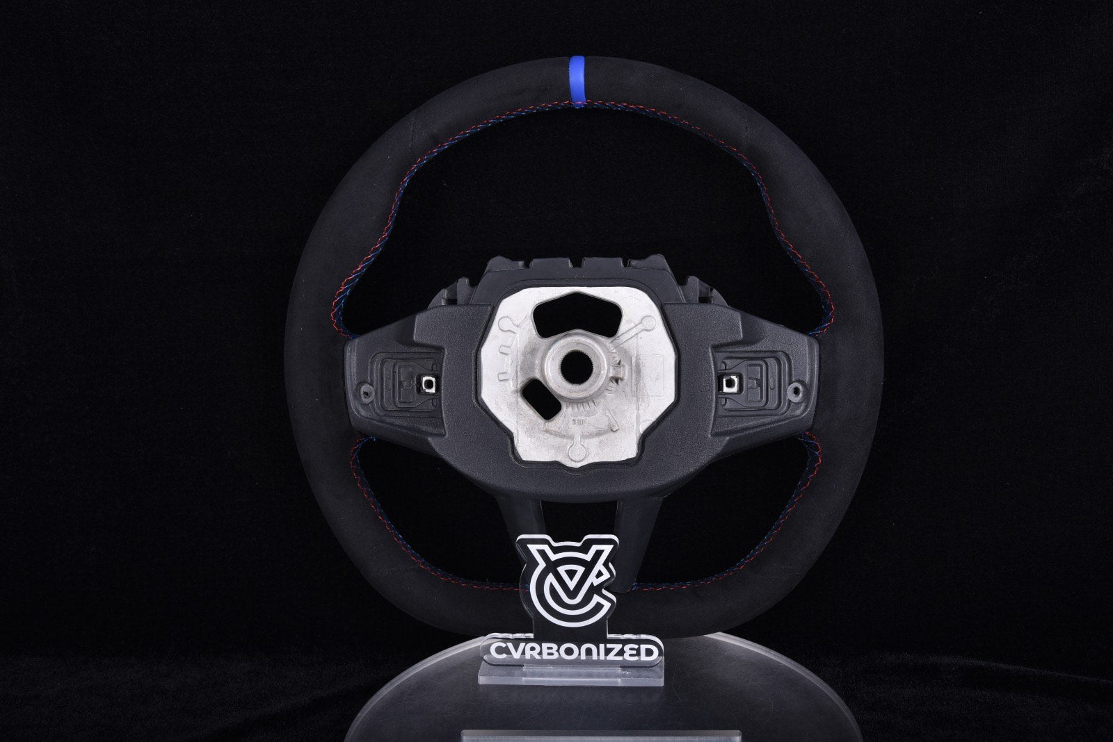 Cvrbonized Blue Stripe LCI Style Steering Wheel - G8X | M2 | M3 | M4 |