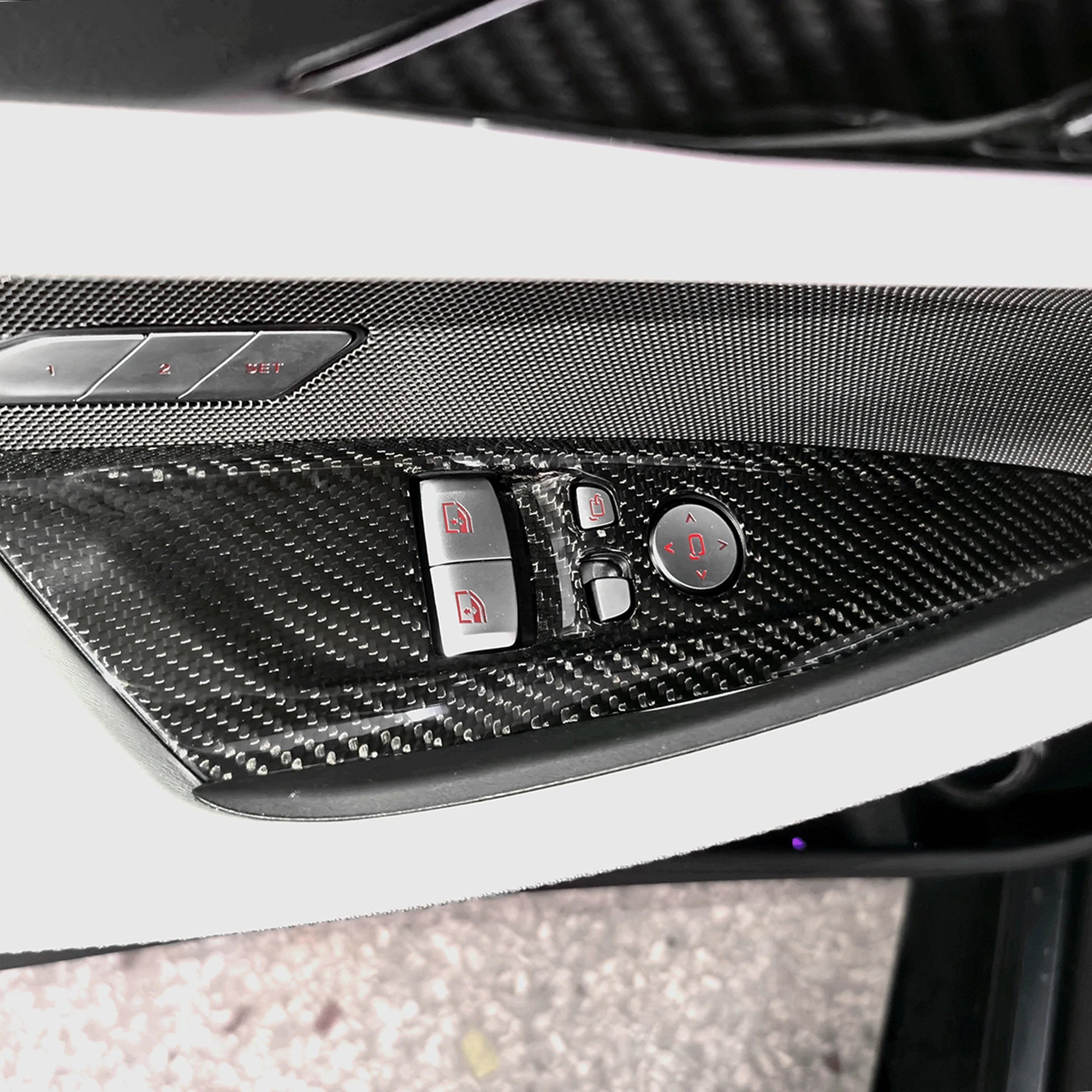 Dry Carbon Fiber Interior Door Trim - G82 M4