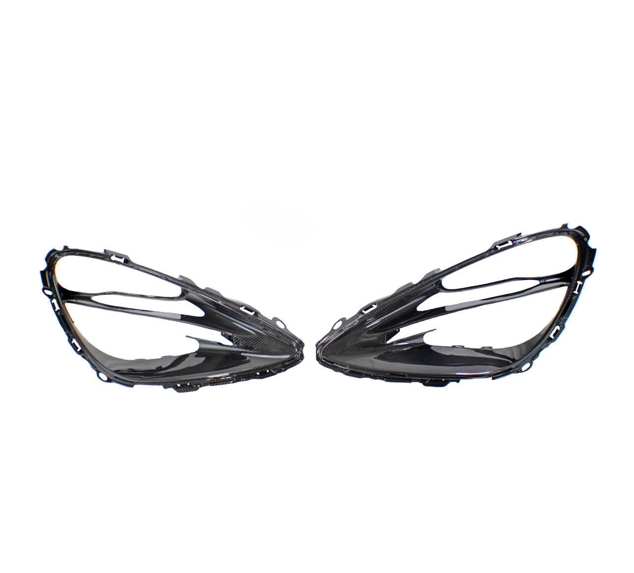 Dry Carbon Fiber Front Headlight Inserts - McLaren 720s