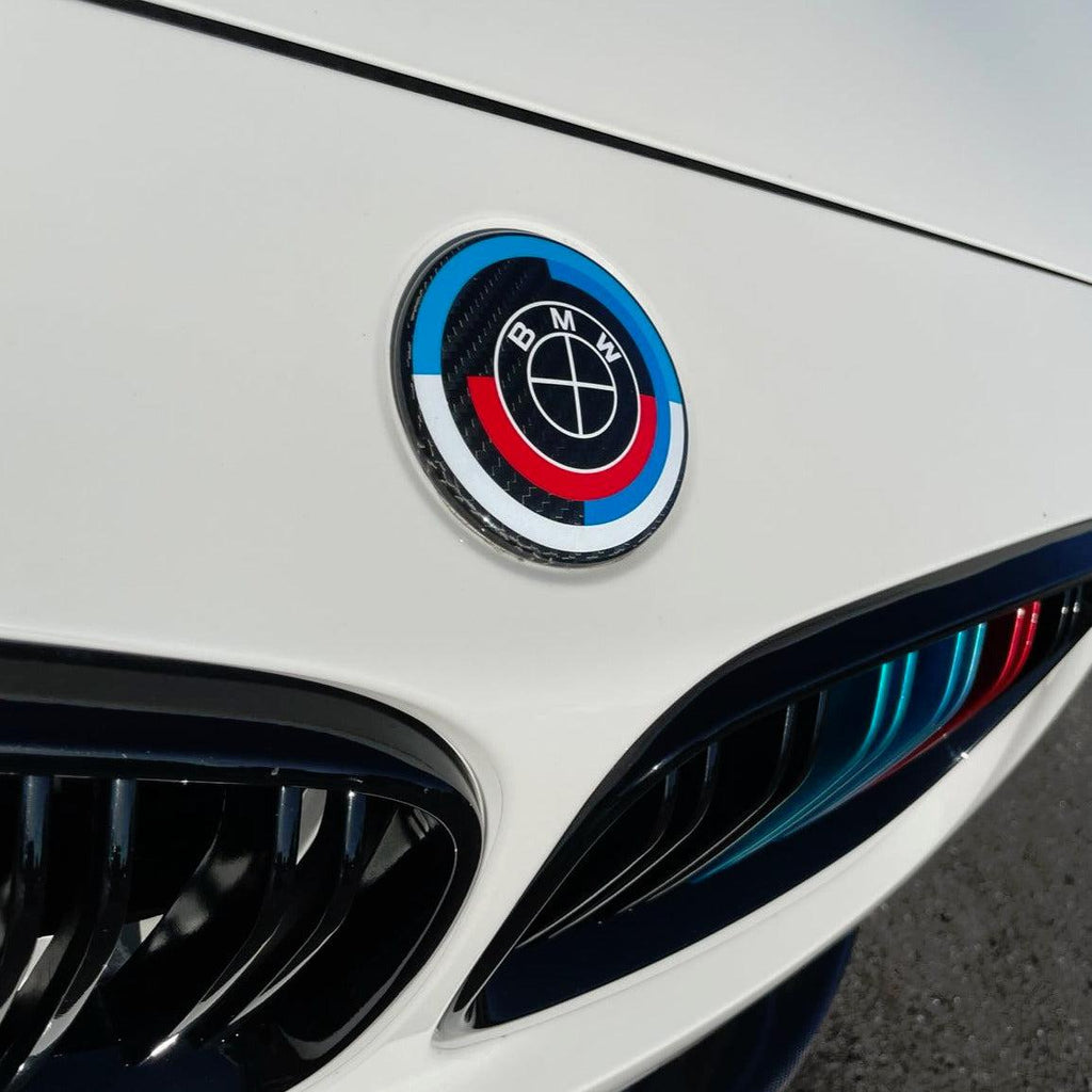 BMW 50th Anniversary Carbon Fiber Emblem Roundel