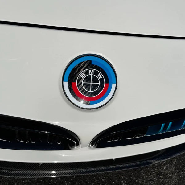 BMW 50th Anniversary Carbon Fiber Emblem Roundel