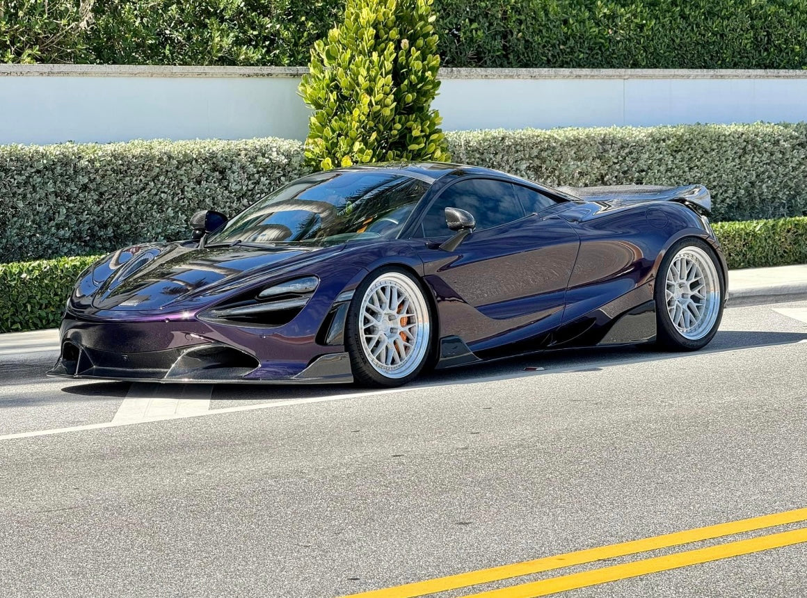 Dry Carbon RYFT Style Side Skirts - McLaren 720s