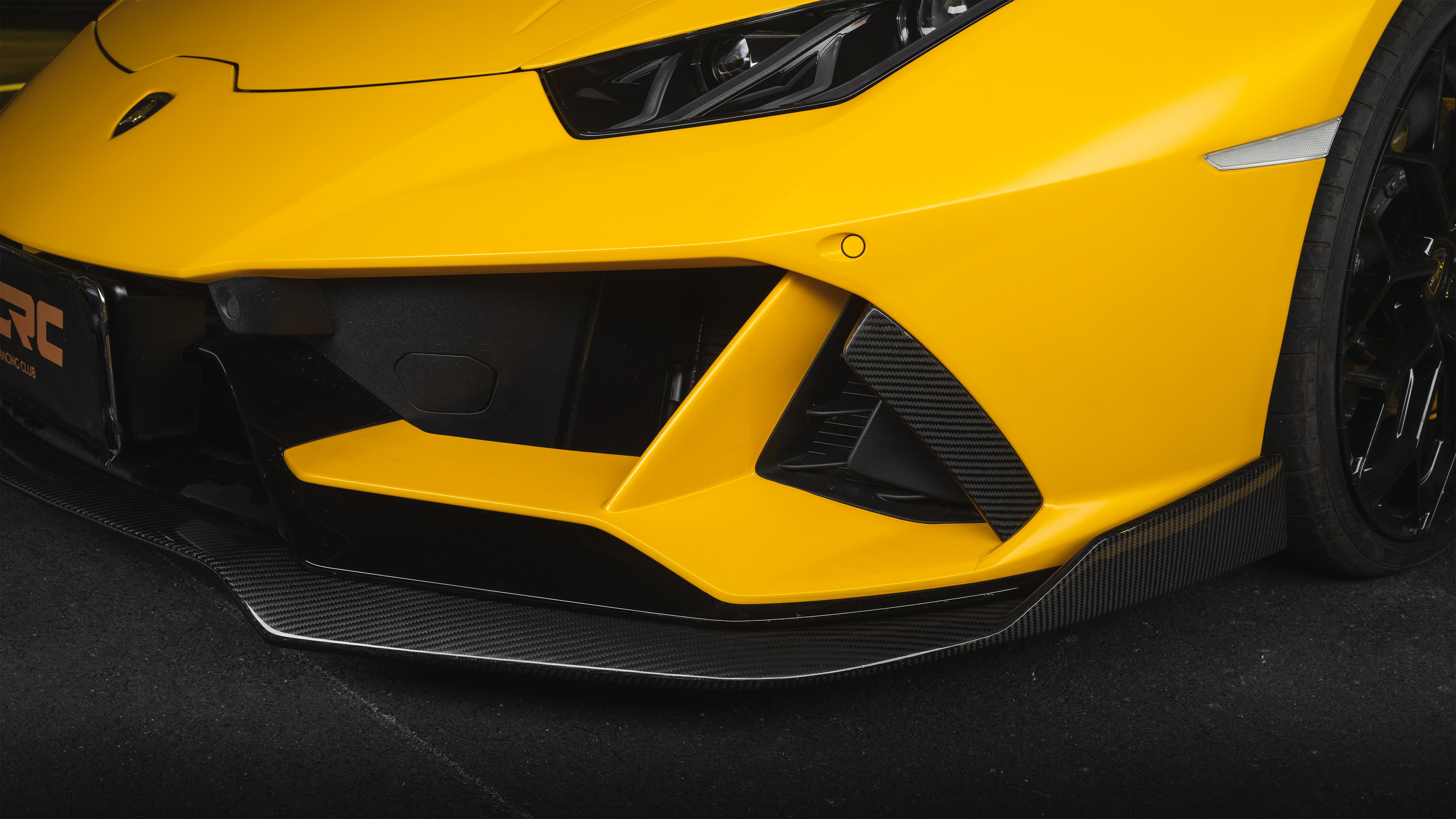 Dry Carbon Fiber Front Lip - Lamborghini EVO AWD