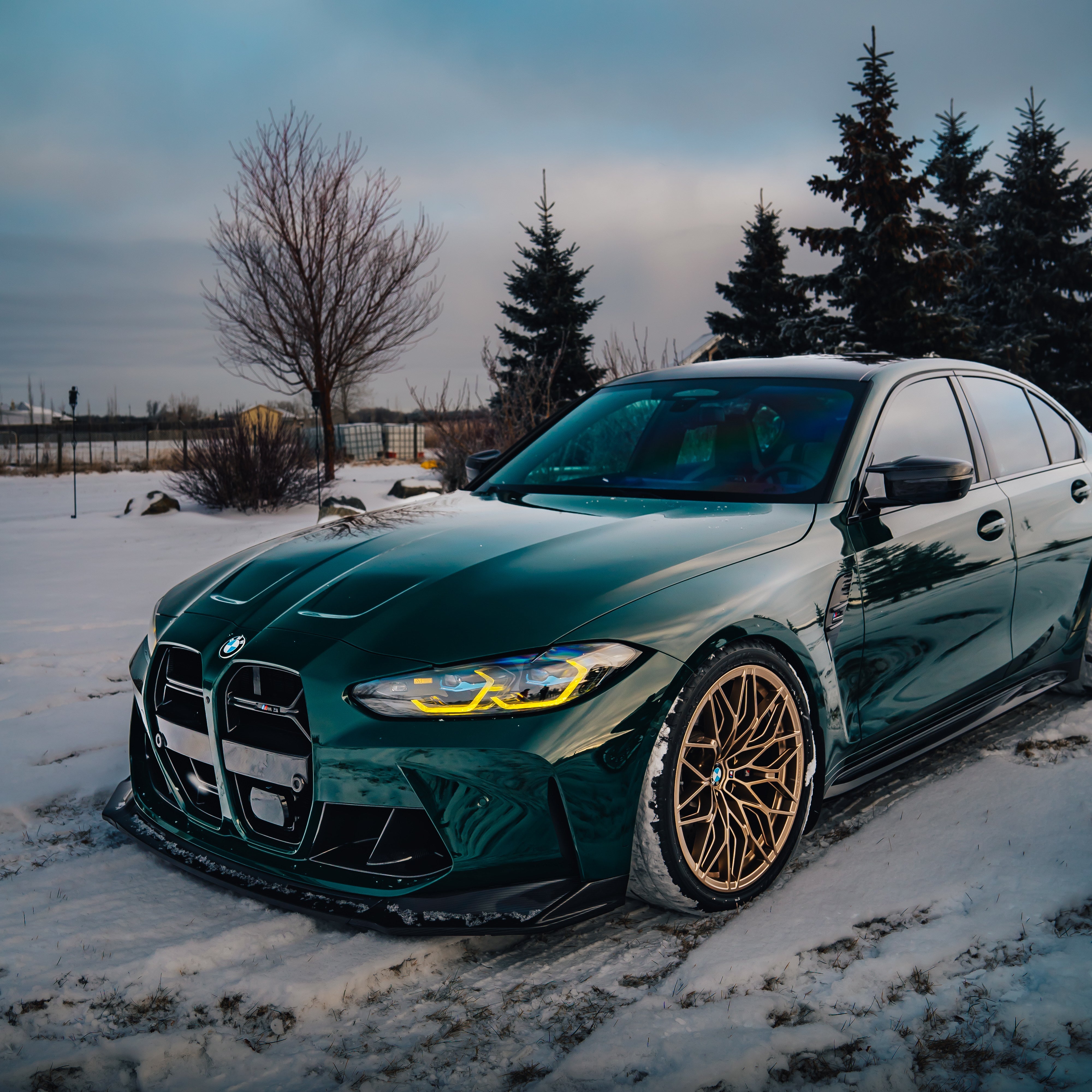 Dry Carbon Fiber V-Style Front Lip - G80 M3 | G82/G83 M4