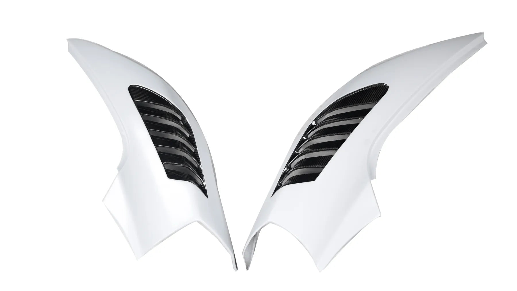 Dry Carbon Fiber V-Style Front Fenders - Mclaren 720s