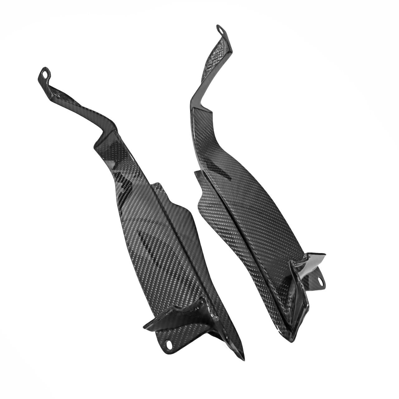 Dry Carbon Fiber Front Vents + Support Brackets - Mclaren 720s