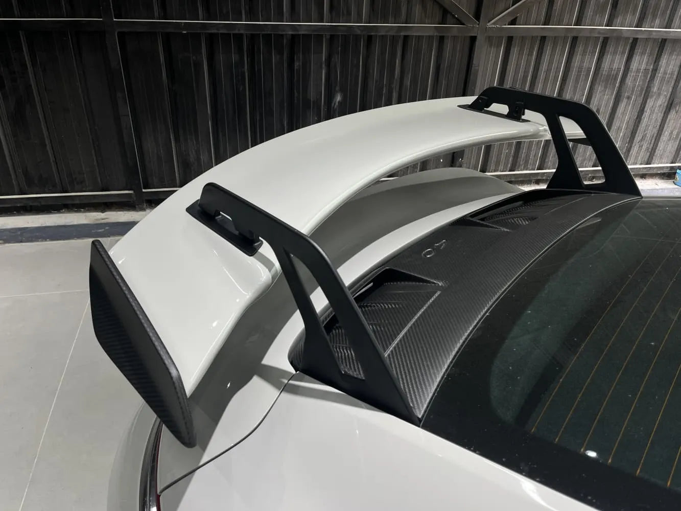 Dry Carbon Fiber GT3 Style Rear Wing + Engine Cover - Porsche 992.1/992.2