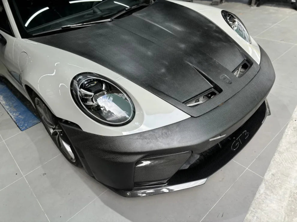 Dry Carbon Fiber GT3 Style Hood - Porsche 911 992.1/991.2