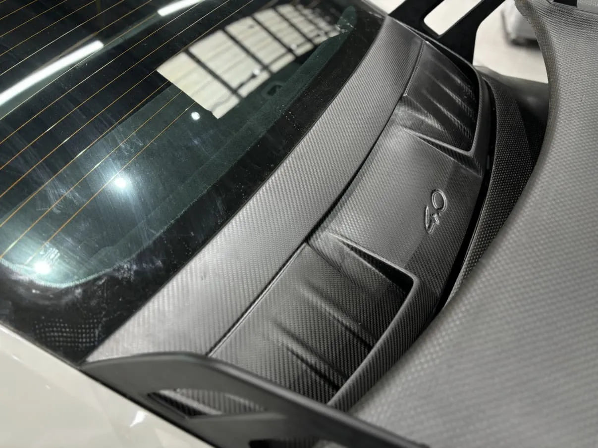 Dry Carbon Fiber GT3 Style Rear Wing + Engine Cover - Porsche 992.1/992.2