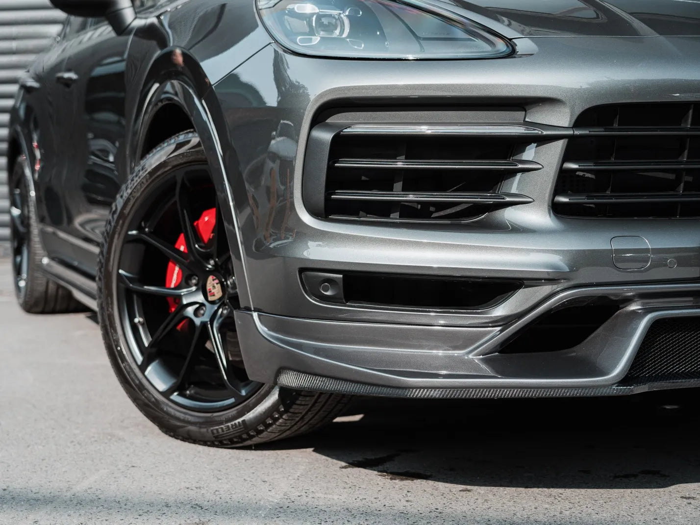 Dry Carbon Fiber Cvrbonized Front Lip - Porsche Cayenne 9Y0.1 (2018-2023)