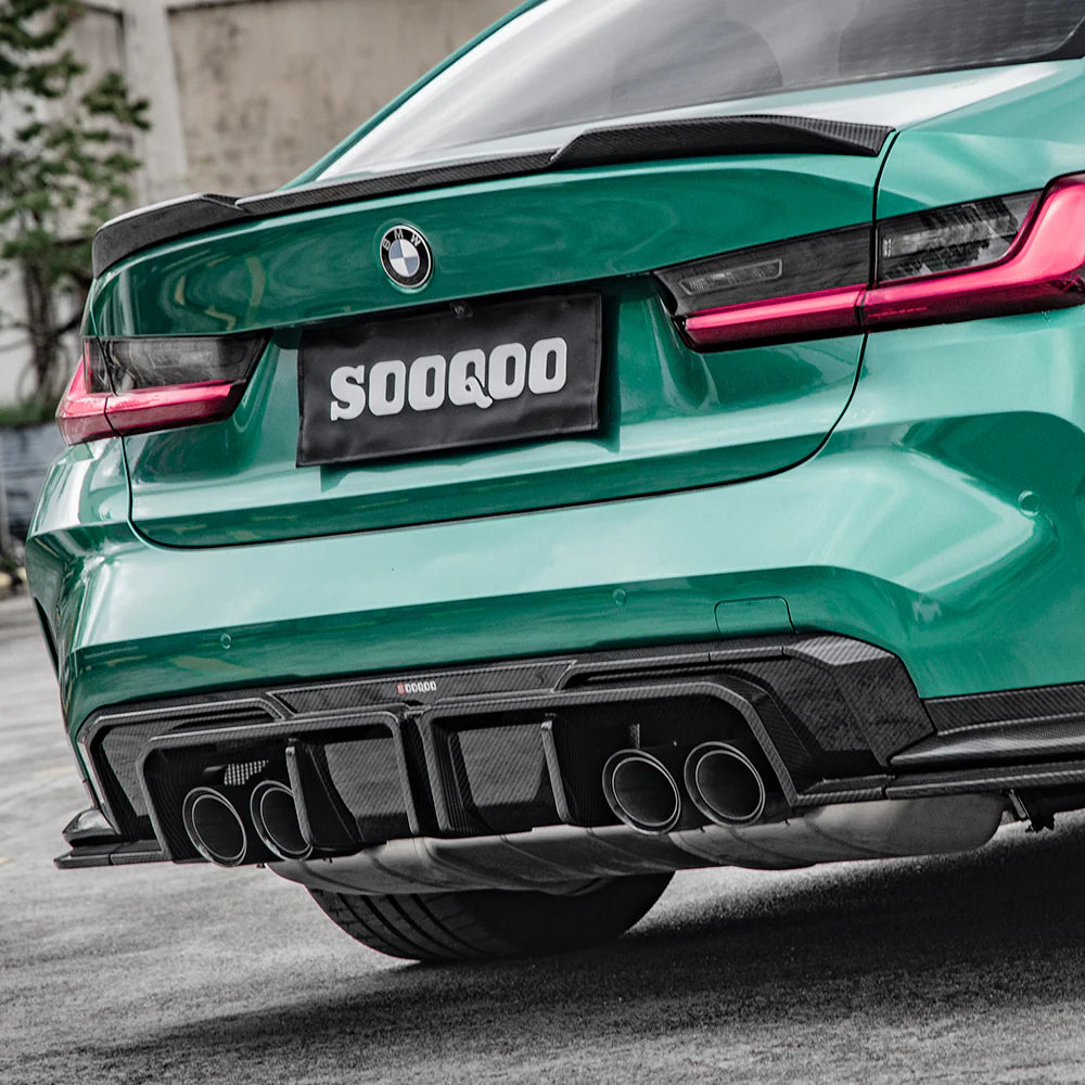 Dry Carbon Fiber SQ Rear Diffuser - G80 M3 | G82/G83 M4