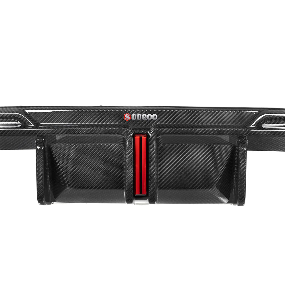 Dry Carbon Fiber SQ Rear Diffuser /w LED - G80 M3 | G82/G83 M4