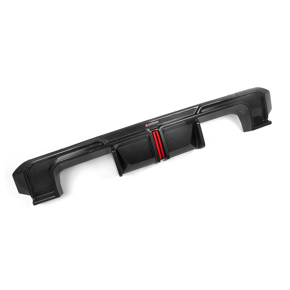 Dry Carbon Fiber SQ Rear Diffuser /w LED - G80 M3 | G82/G83 M4