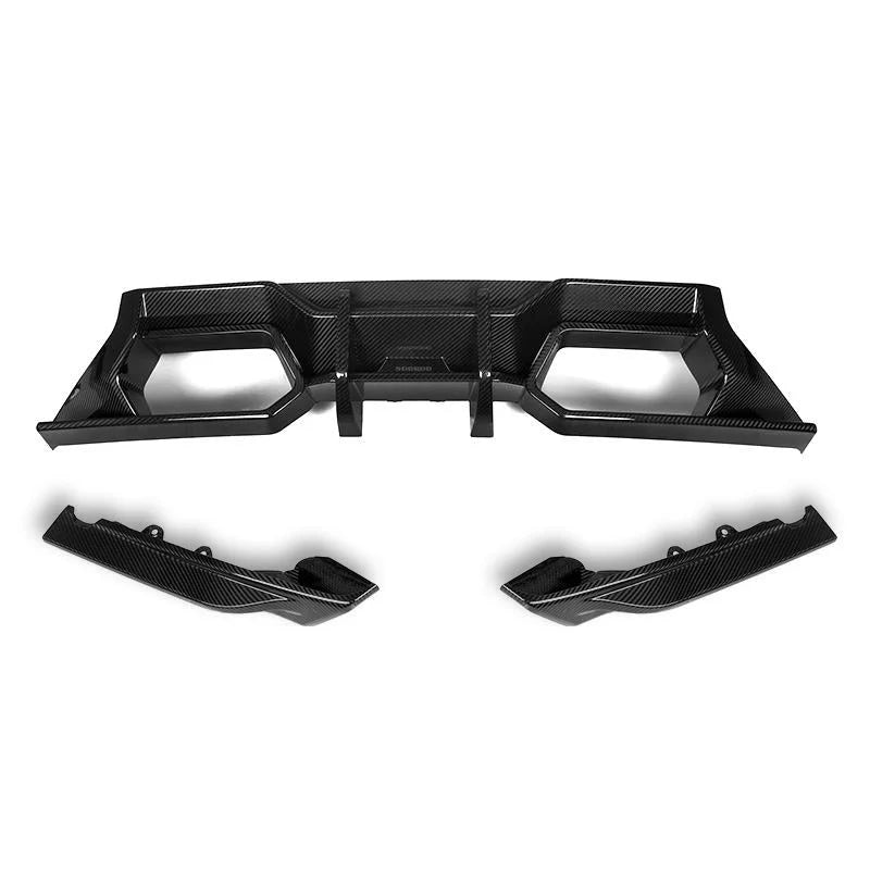 Dry Carbon Fiber SQ Design Rear Diffuser - G87 M2