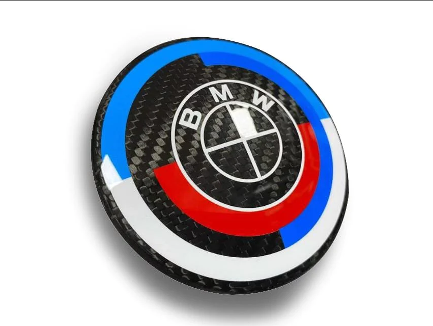 BMW 50th Anniversary Carbon Fiber Emblem Roundel