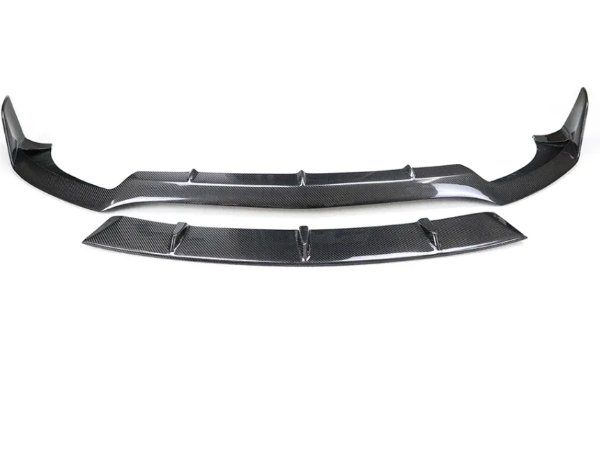 Mercedes c63 w205 carbon fiber front lip v1