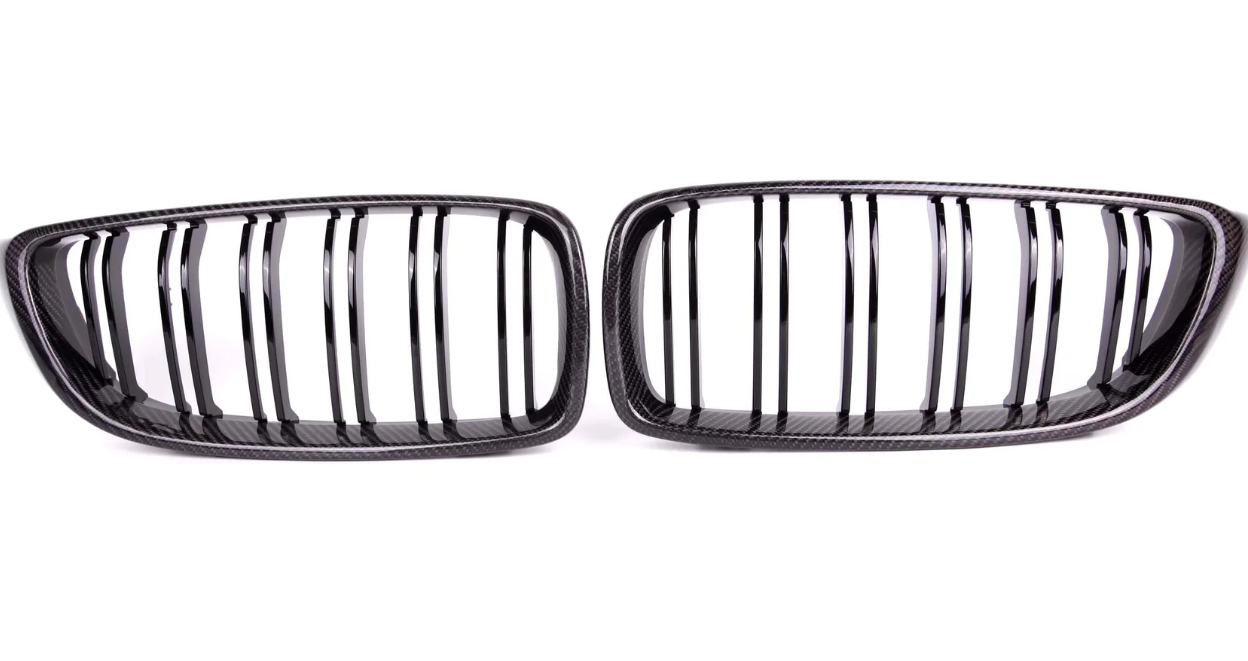 F30 Carbon Fiber Dual Slat Grills