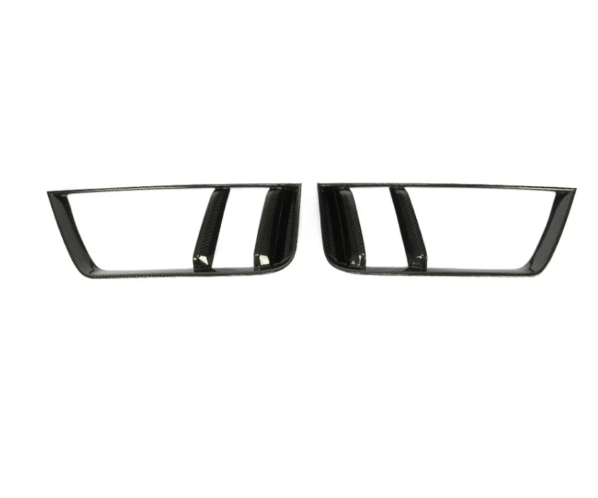 Audi R8 Gen 2 Carbon FIber Rear Bumper Grill Inserts