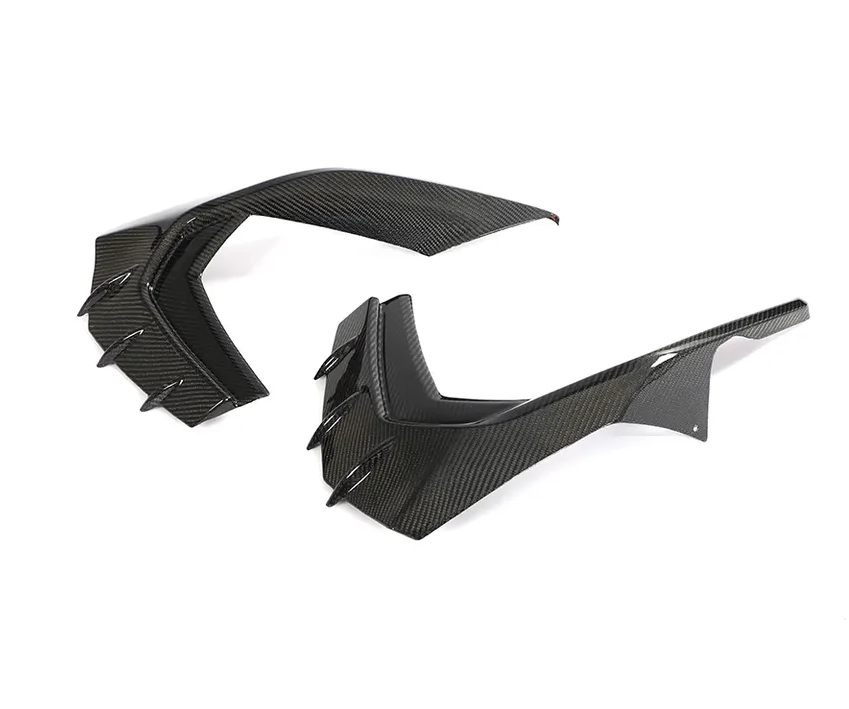 Audi S3/A3 8Y Carbon Fiber Front Bumper Canard Inserts