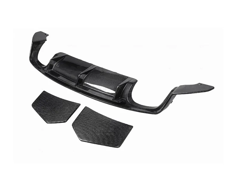 Audi TTRS Carbon Fiber 3 piece rear diffuser