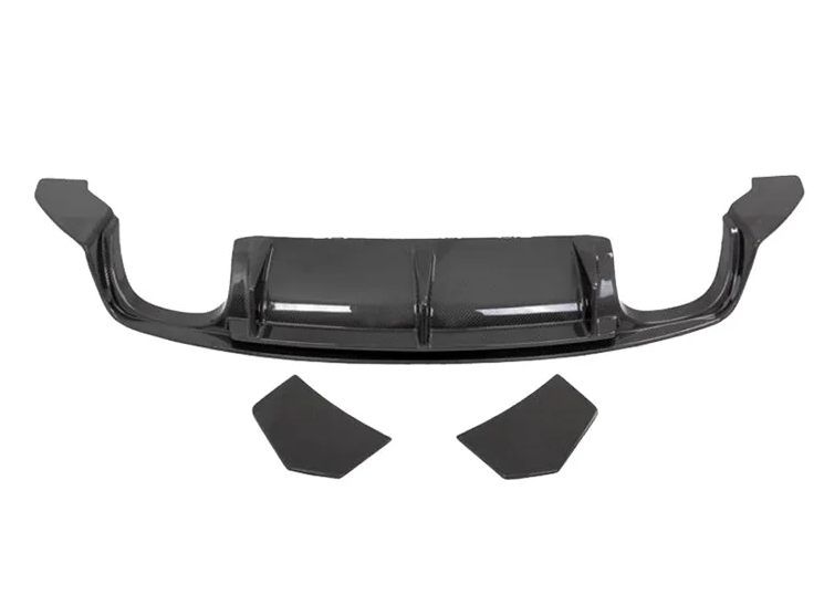 Audi TTRS Carbon Fiber 3 piece rear diffuser