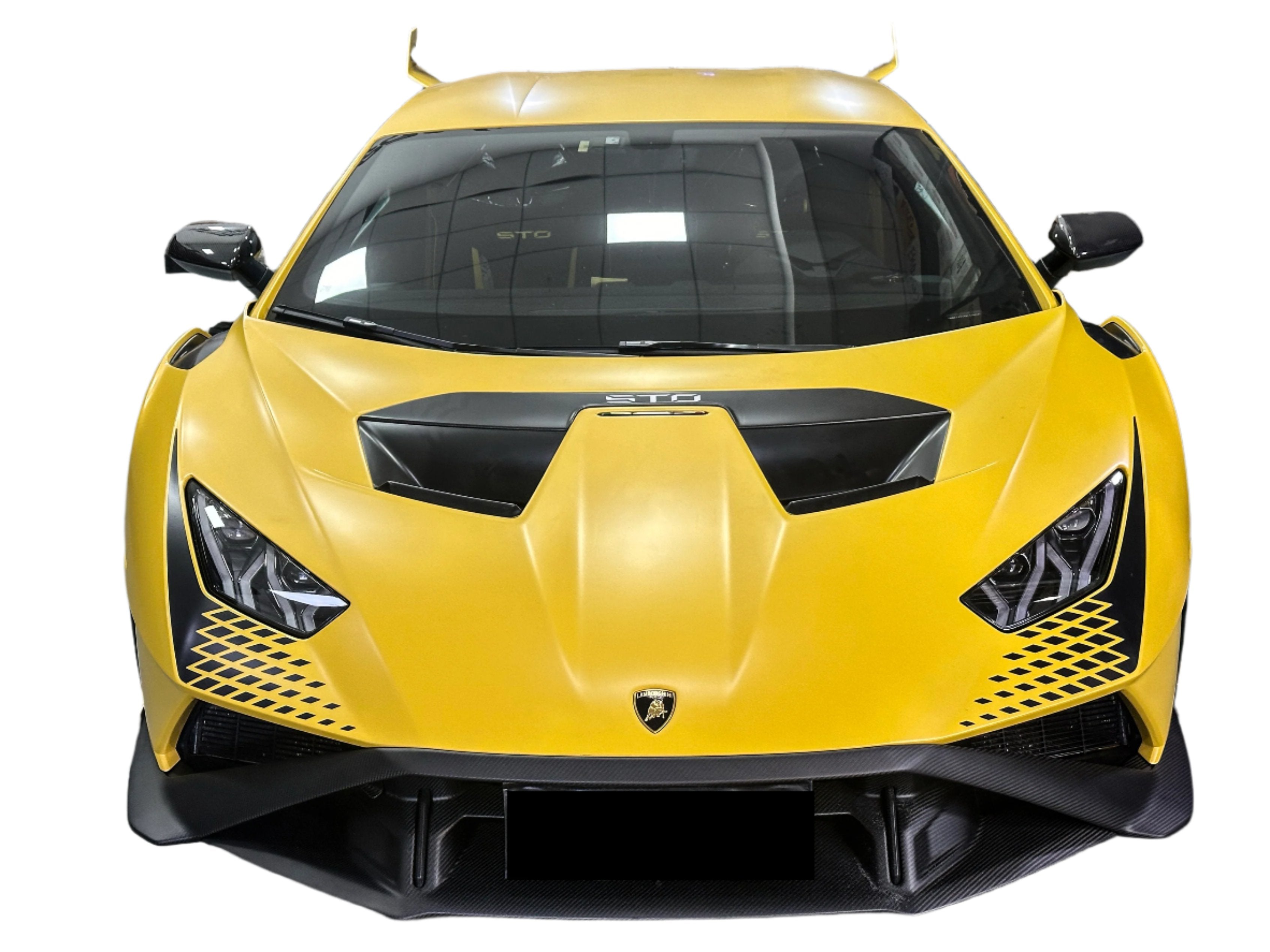 Dry Carbon Fiber Front Diffuser - Lamborghini STO