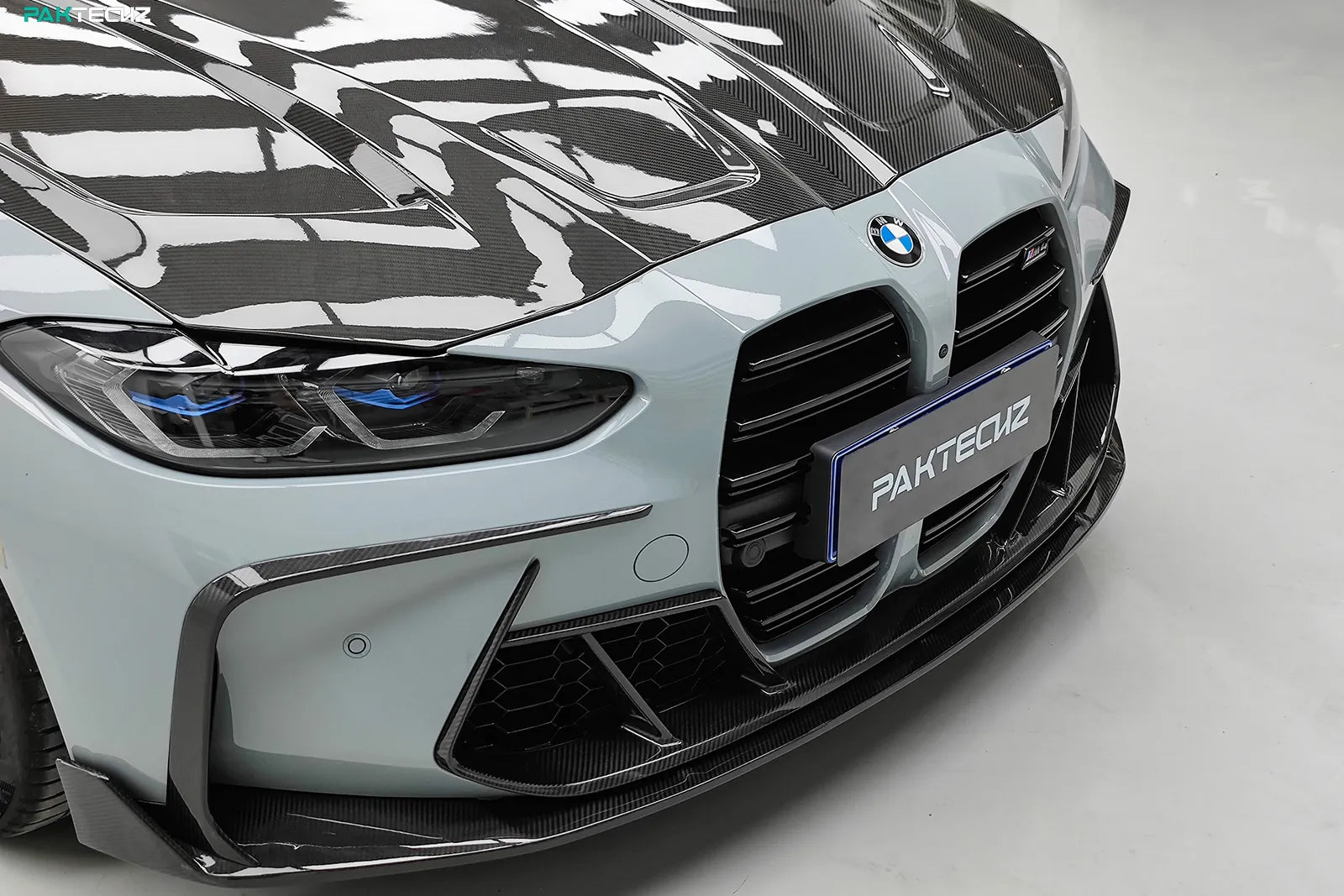 Dry Carbon Fiber Paktechz Front Vent Trim - G80 M3 | G82/G83 M4